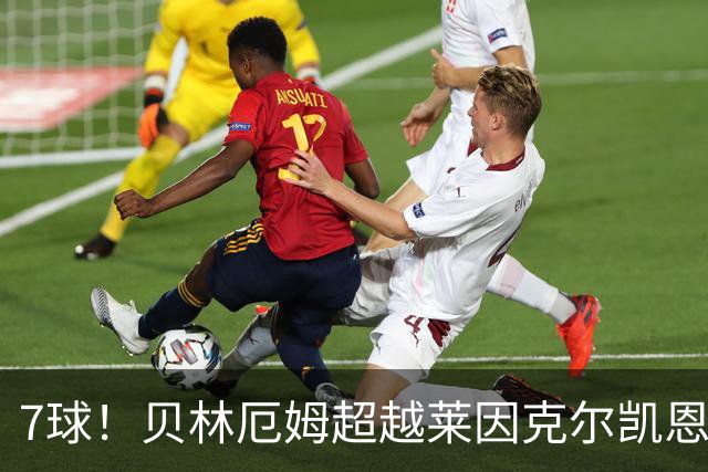 7球！贝林厄姆超越莱因克尔凯恩，成英格兰单届大赛第一人